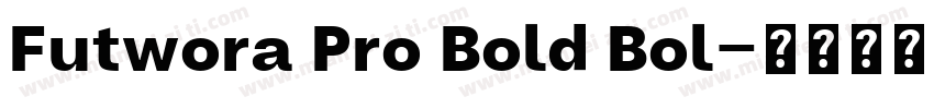 Futwora Pro Bold Bol字体转换